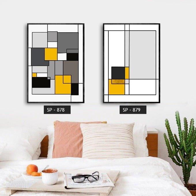 תמונת קיר בסגנון מופשט גאומטרי RECTANGLES