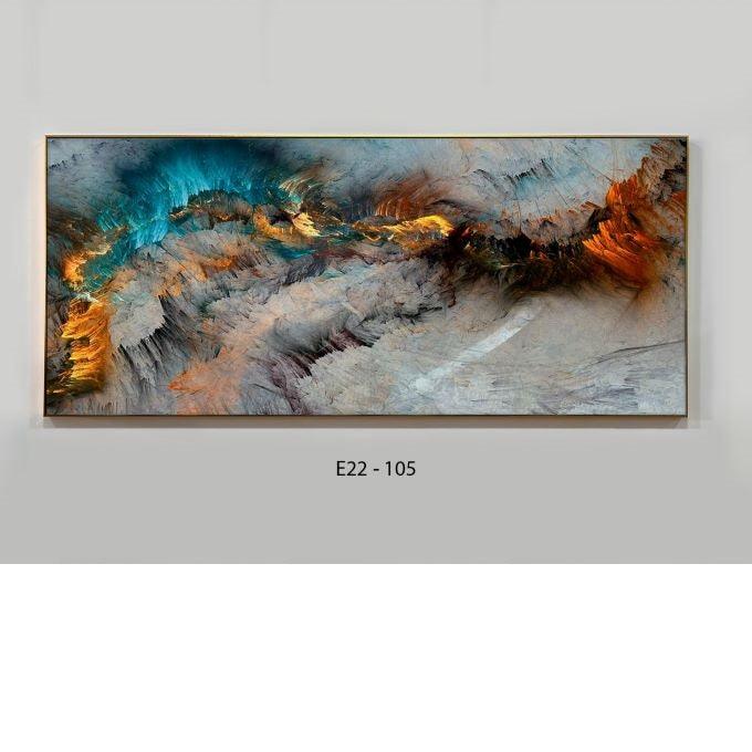תמונת אוירה צבעונית בעבודת יד STORM