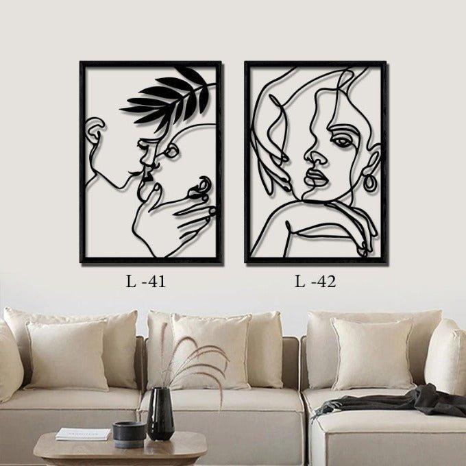 תמונה מעוצבת בחיתוך לייזר AFFECTION
