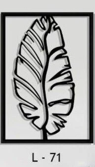 תמונה מעוצבת בחיתוך לייזר LEAVES SET - Image 3
