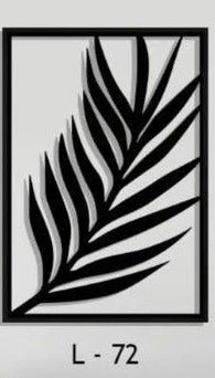 תמונה מעוצבת בחיתוך לייזר LEAVES SET - Image 4