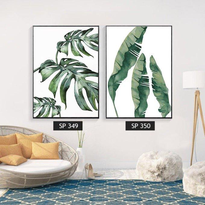 תמונות קיר ציור של צמחיה GREENS