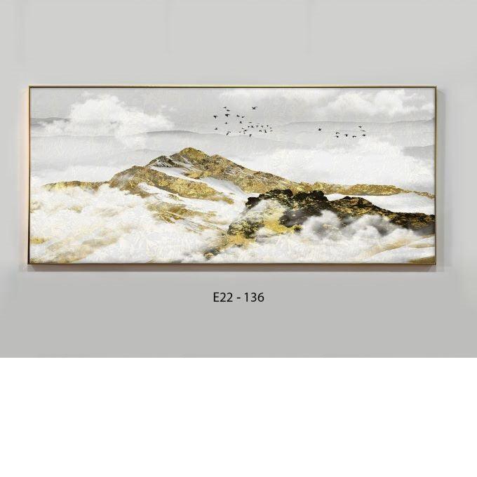 תמונת נוף הררי אפקט עבודת יד MOUNTAIN TOP