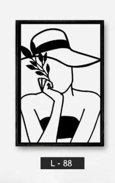 תמונה בחיתוך לייזר LADY - Image 2