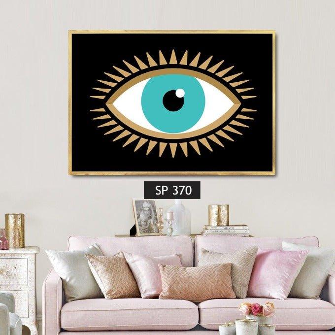 איור עין שחורה EYE IN BLACK