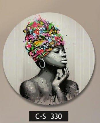 תמונות קיר עגולות CHINESE WOMAN - Image 3