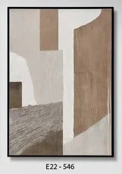 BROWN תמונות  אבסטרקטיות מעוצבות לקיר - Image 3
