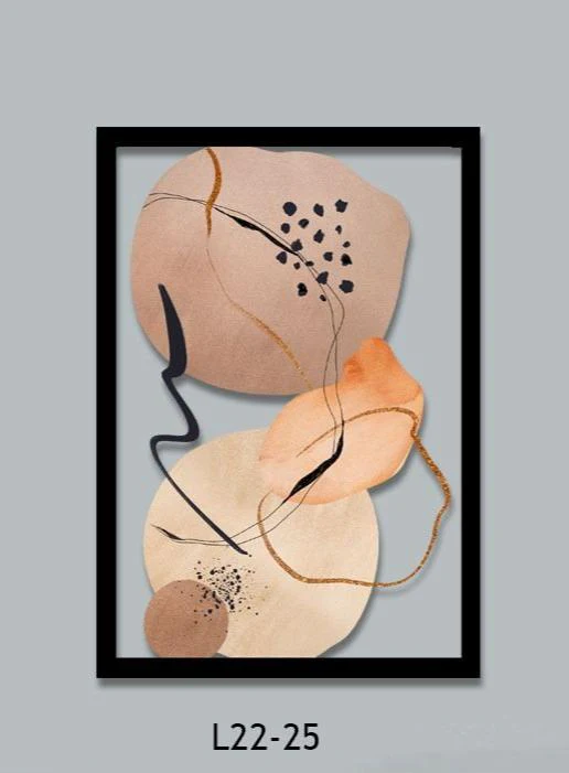 ORANGE CIRCLES תמונה בטכנולוגית לייזר - Image 2