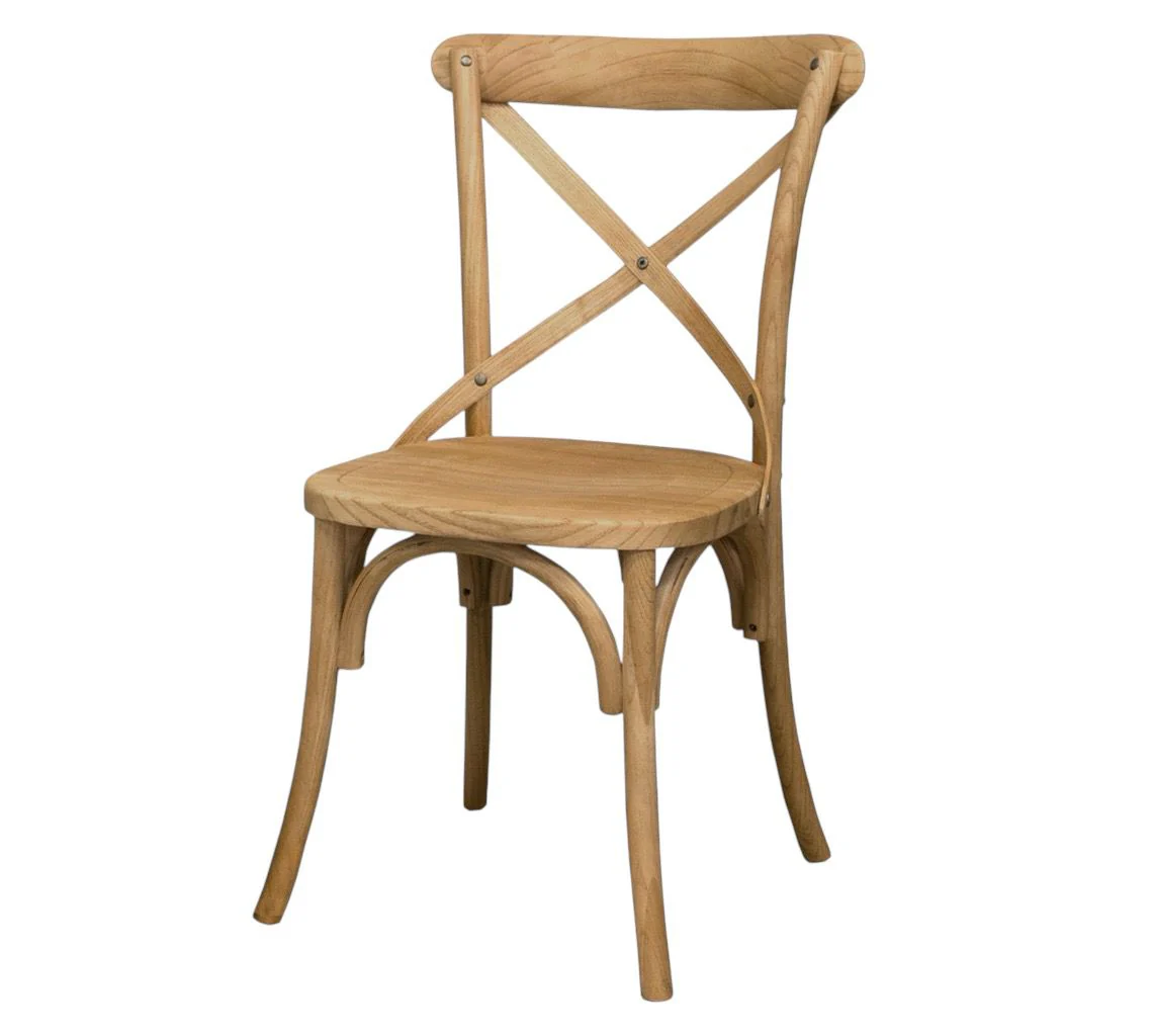 X-Chair כיסא אוכל גב איקס מושב עץ - Image 3